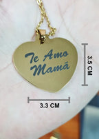 Dije Corazon Dorado Medidas