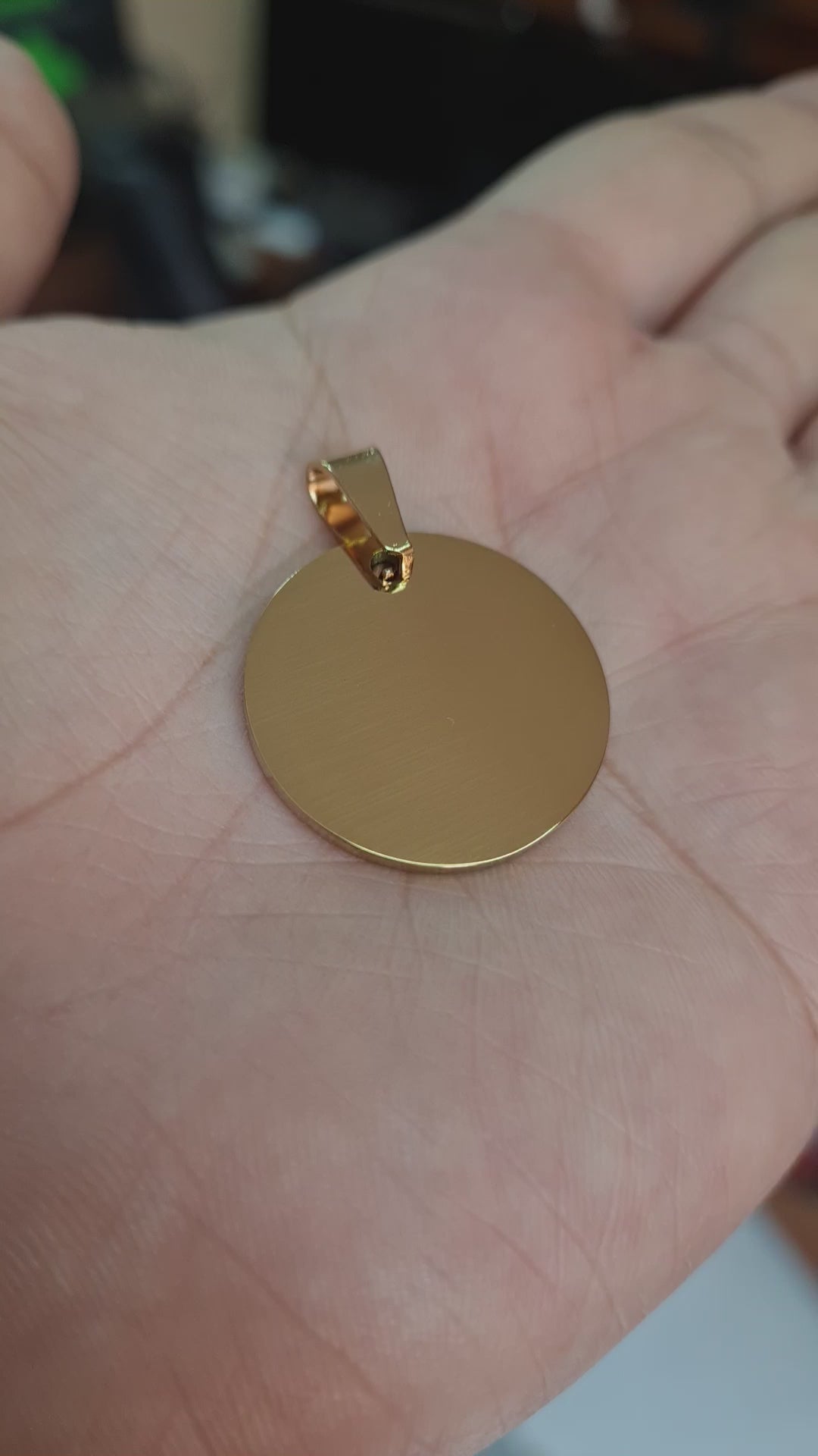 Dije Redondo Personalizado México