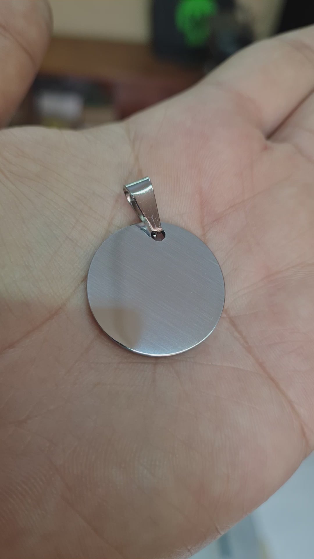 Dije Redondo Personalizado México